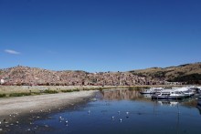 Le lac Titicaca côté péruvien